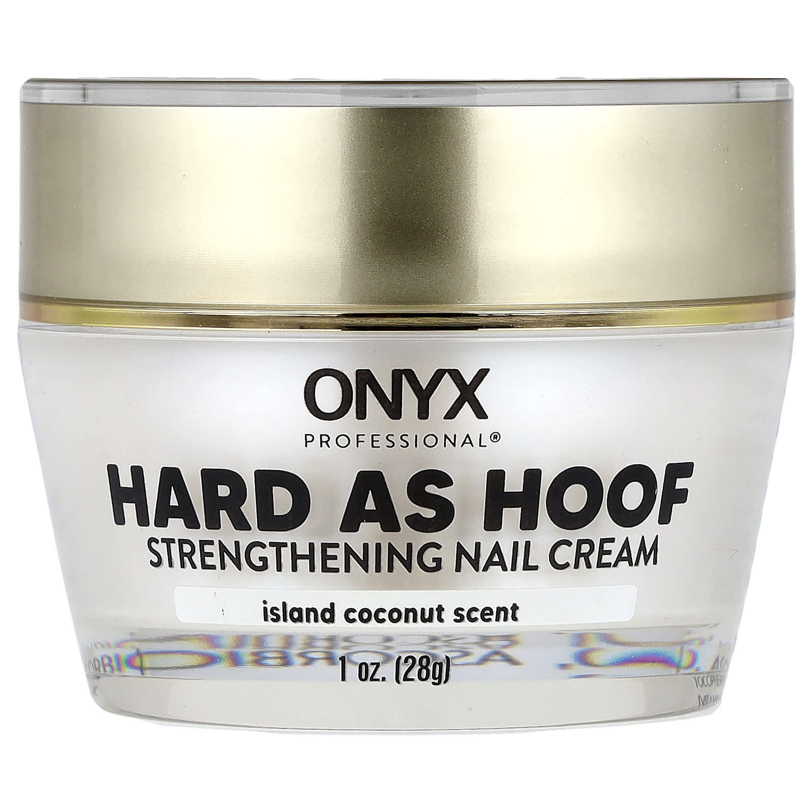 Onyx Professional, Hard As Hoof, Strengthening Nail Cream, Island Coconut, 1 oz (28 g) - Image 1