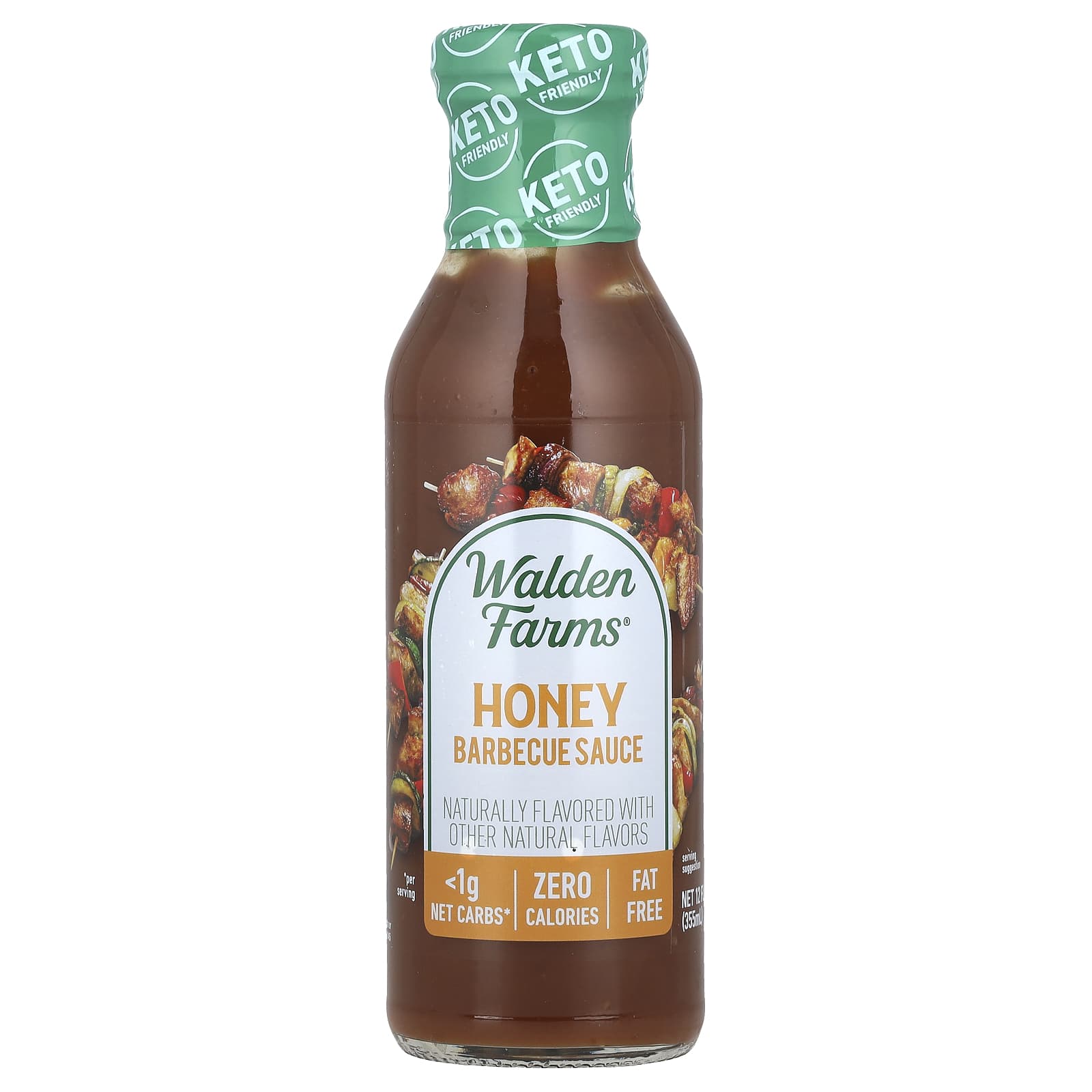 Walden Farms, Honey Barbecue Sauce, 12 fl oz (355 ml) - Image 1