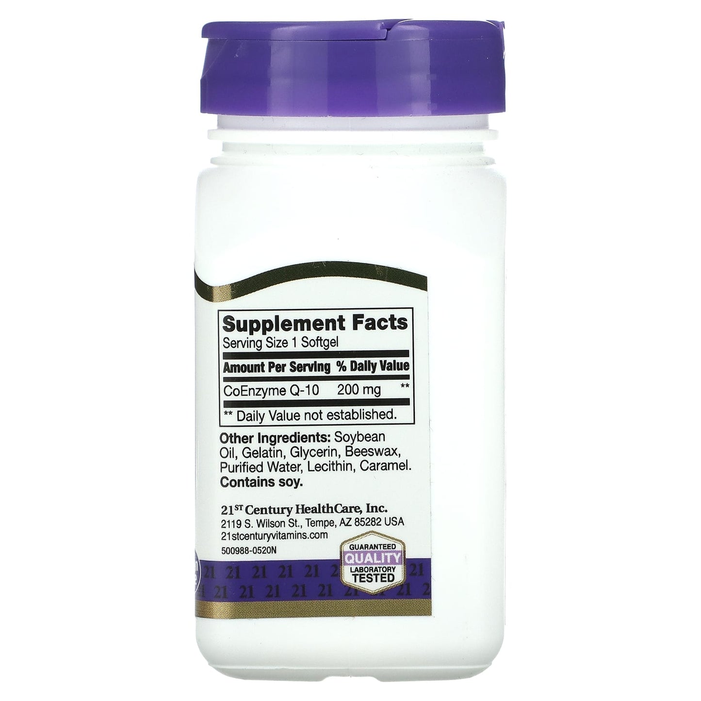 21st Century Liquid Filled CoQ-10, 200mg for Heart Health - Image 2