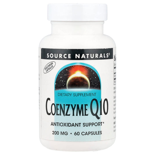 Source Naturals, Coenzyme Q10, 200 mg, 60 Capsules - Image 1