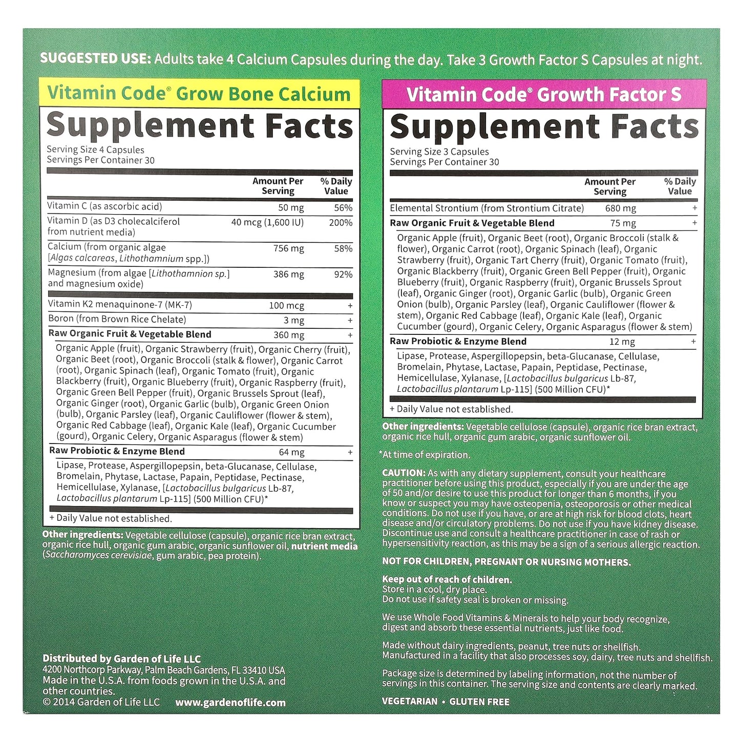 Boost Bone Health with Garden of Life Vitamin Code Grow Bone System - Image 2