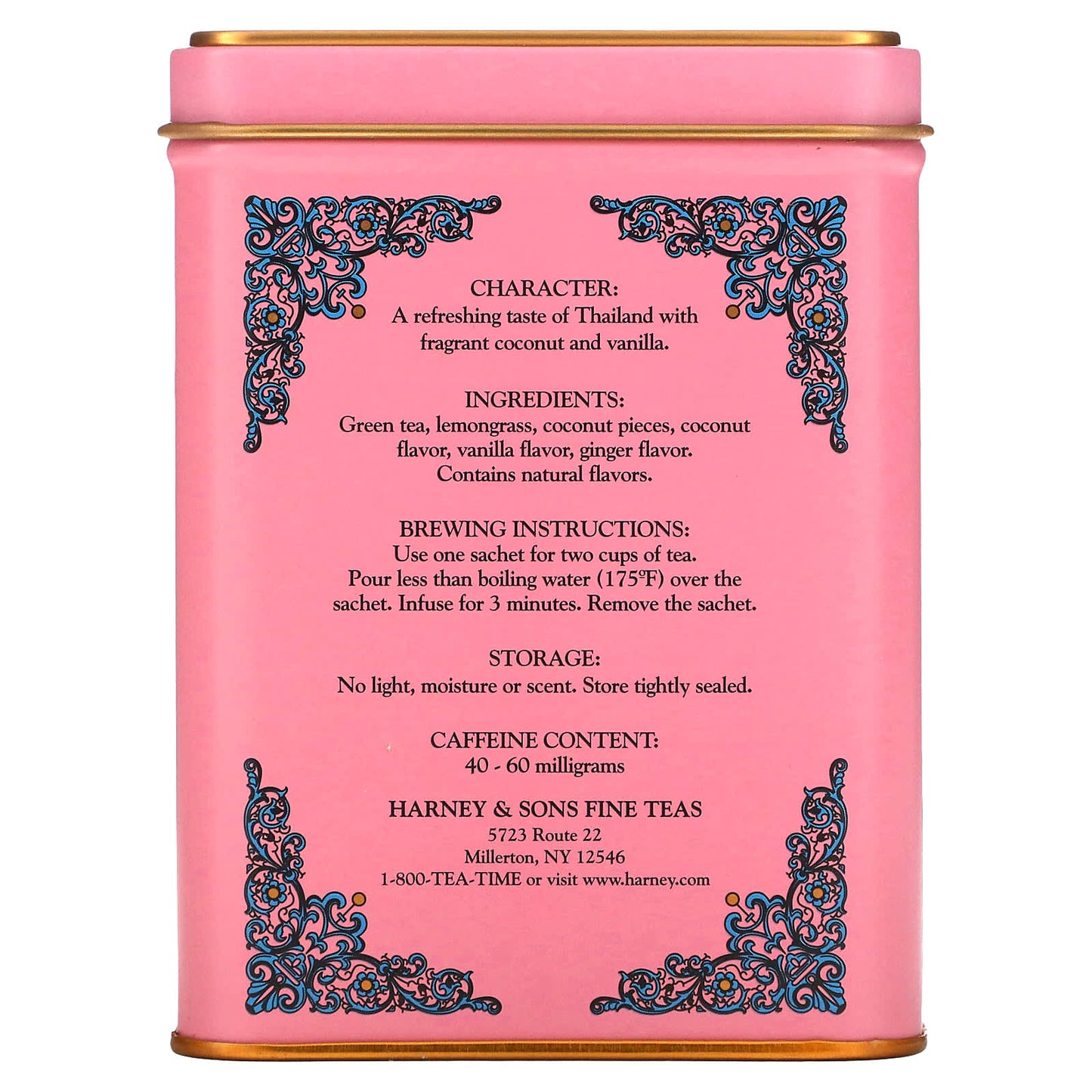 Harney & Sons Green Tea with Coconut, Unique & Uncommon Tea Blend - Image 2