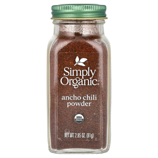 Simply Organic, Ancho Chili Powder, 2.85 oz (81 g) - Image 1