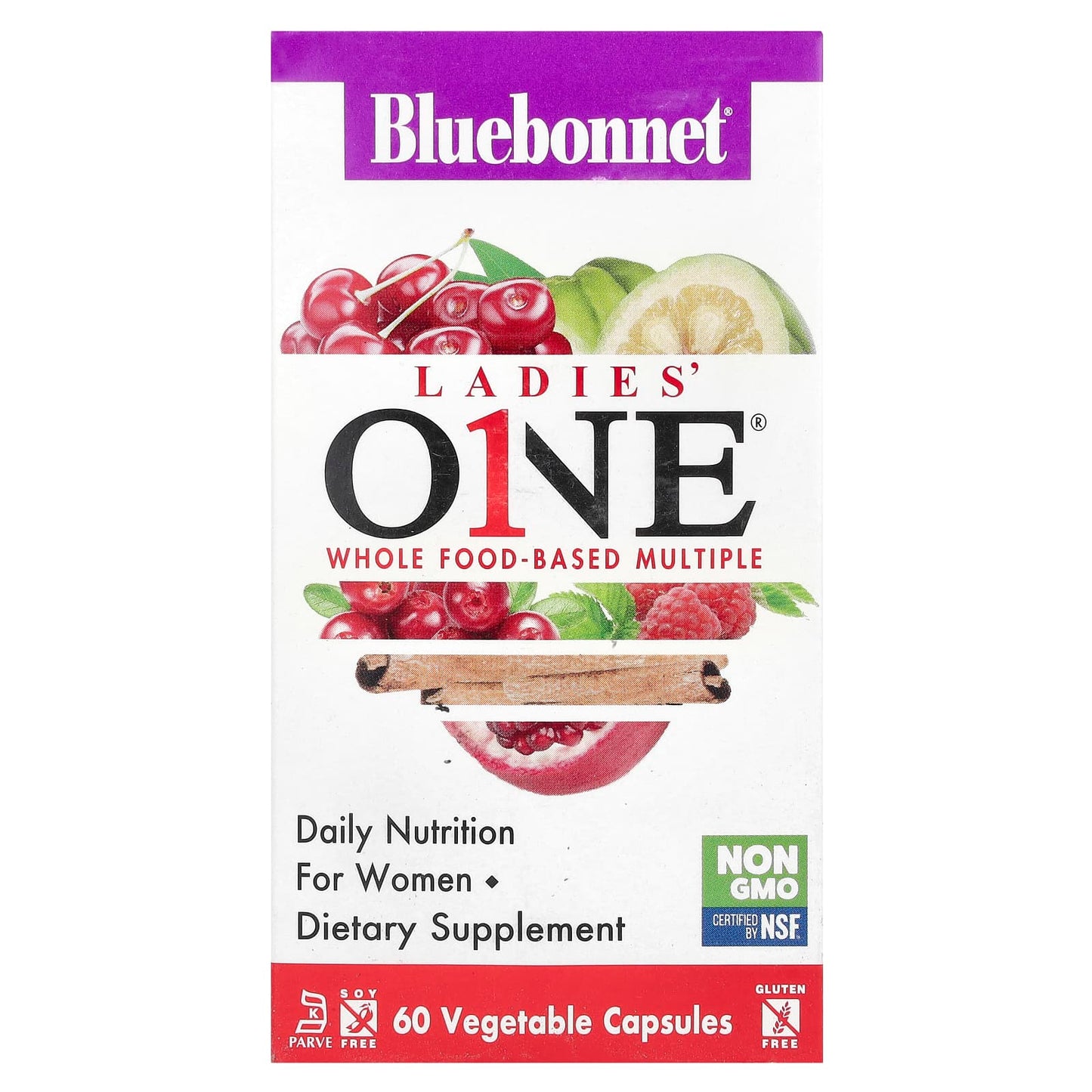 Whole Food-Based Multiple for Women by Bluebonnet Nutrition, 60 Capsules - Image 1