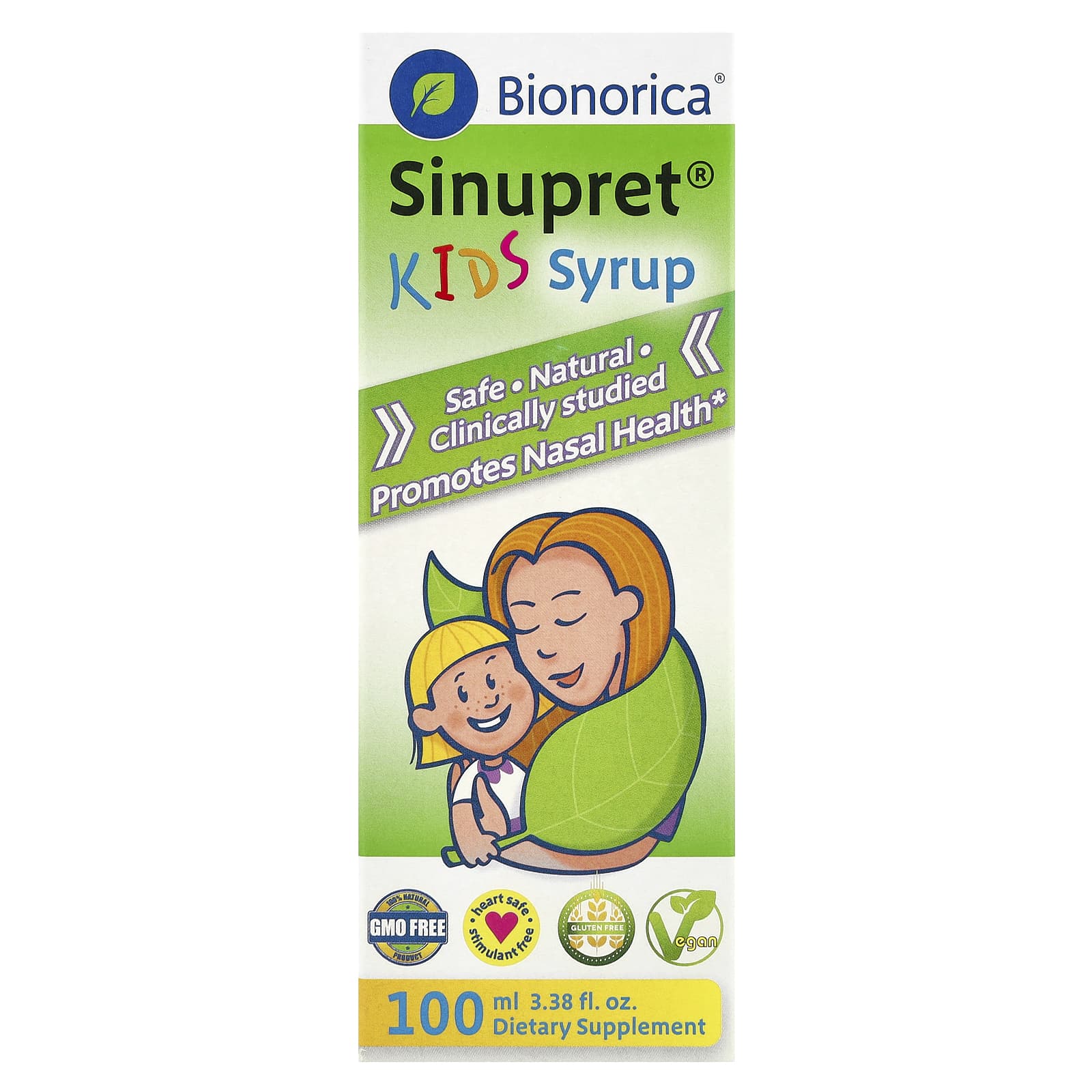 Sinupret® Kids Syrup by Bionorica - Natural Nasal Health Relief - Image 1