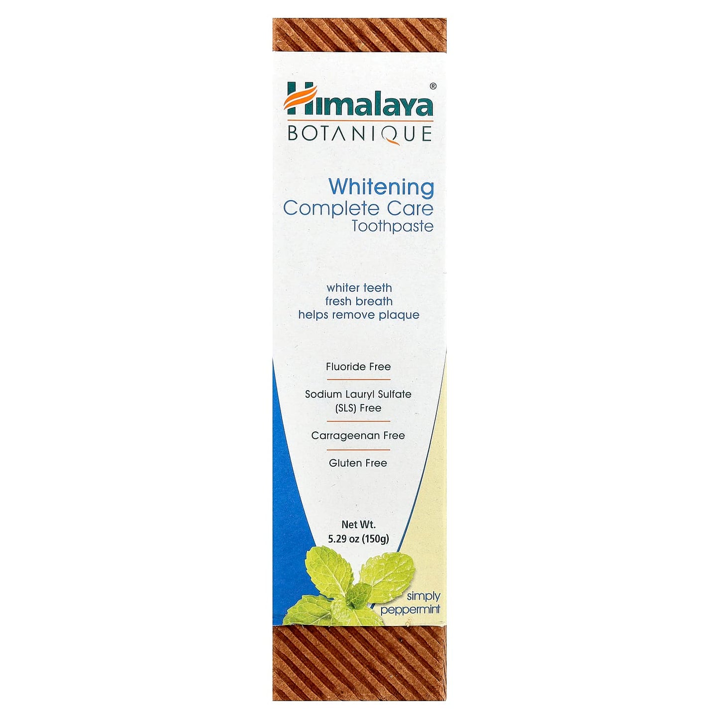 Himalaya Botanique Whitening Toothpaste with Peppermint, 5.29 oz (150 g) - Image 2