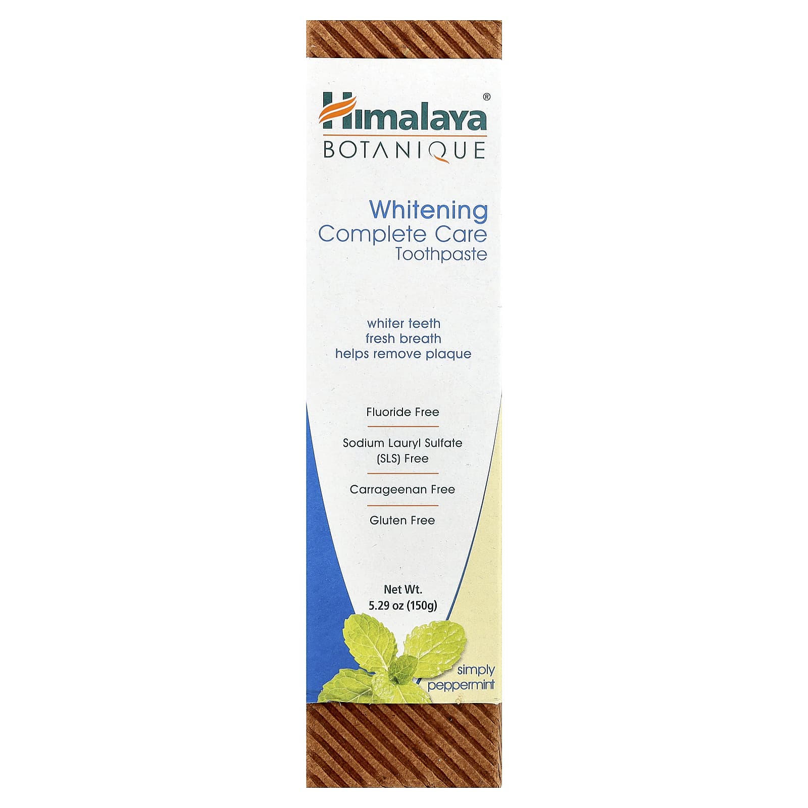 Himalaya Botanique Whitening Toothpaste with Peppermint, 5.29 oz (150 g) - Image 2