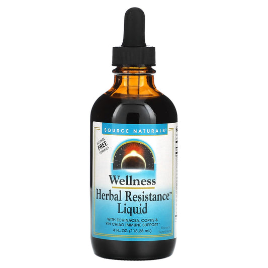 Source Naturals, Wellness Herbal Resistance Liquid™, Alcohol Free, 4 fl oz (118.28 ml) - Image 1