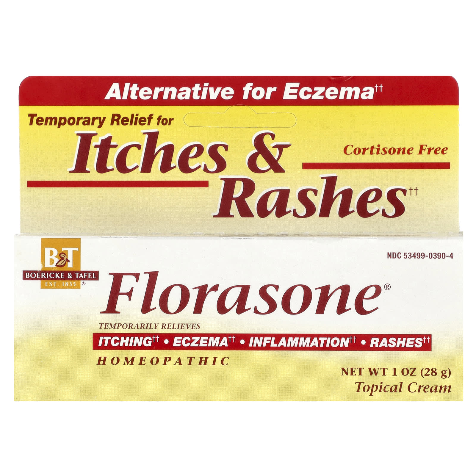 Boericke & Tafel, Florasone®, Topical Cream, 1 oz (28 g)