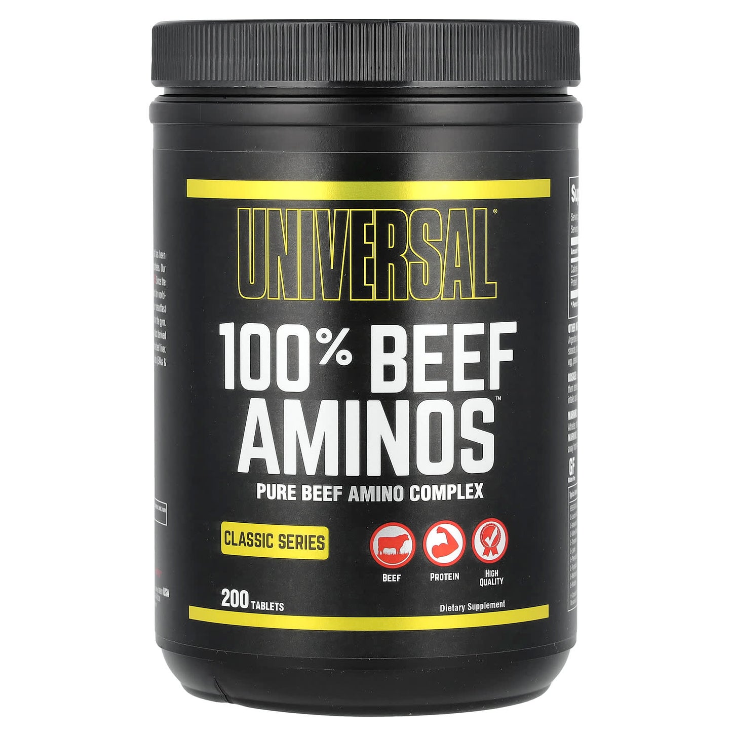 Universal U, Classic Series, 100% Beef Aminos, 200 Tablets - Image 1