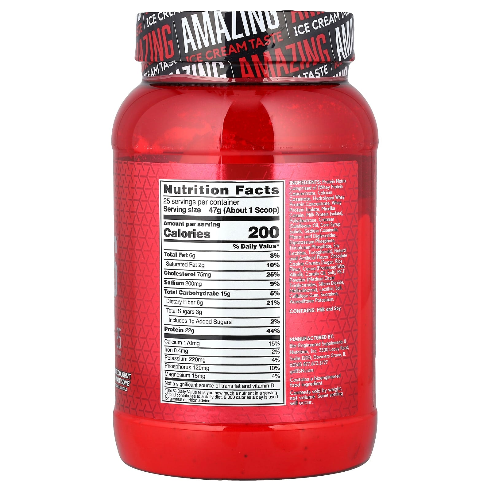BSN Syntha-6 Protein Powder, Cookie Doughn't You Want Some - Image 2