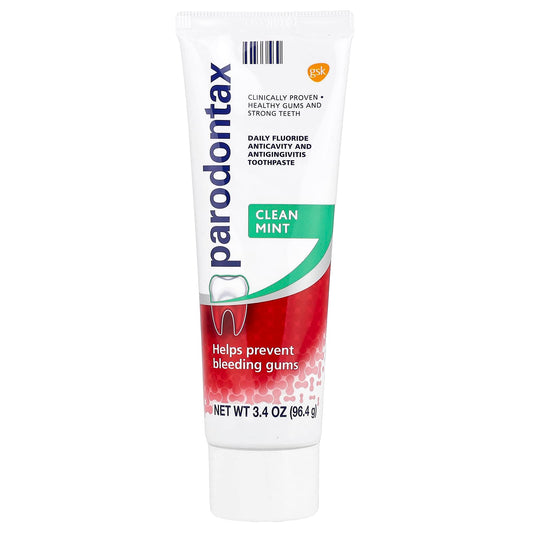 Parodontax, Daily Fluoride Anticavity And Antigingivitis Toothpaste, Clean Mint, 3.4 oz (96.4 g) - Image 1