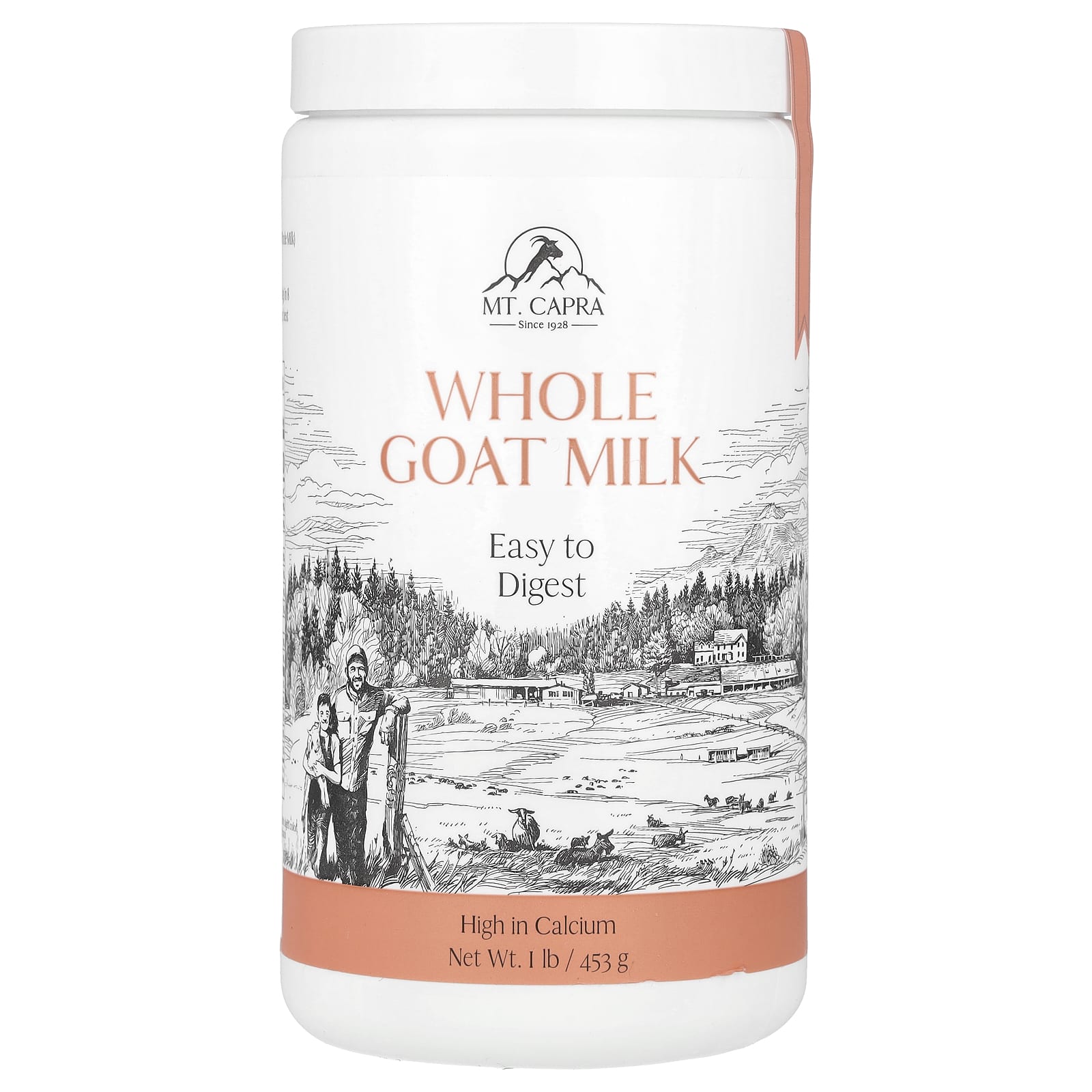 Mt. Capra, Whole Goat Milk , 1 lb (453 g) - Image 1