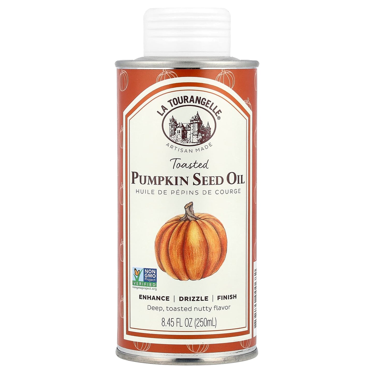 La Tourangelle, Toasted Pumpkin Seed Oil, 8.45 fl oz (250 ml) - Image 1