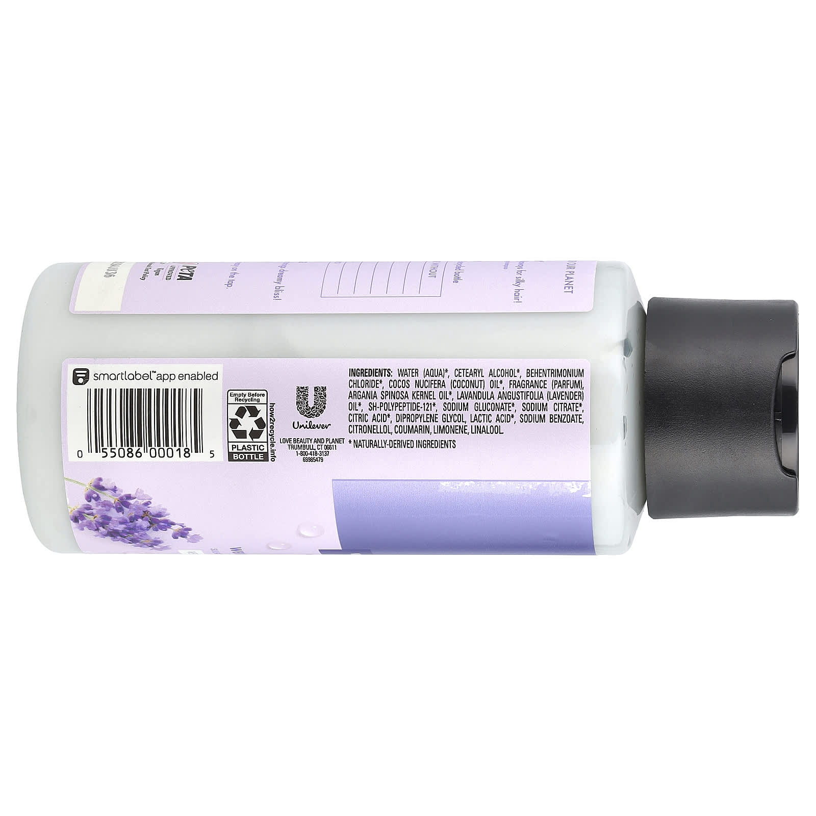 Love Beauty and Planet, Vegan Conditioner, For Frizzy Hair, Argan Oil & Lavender, 13.5 fl oz (400 ml) - Image 2