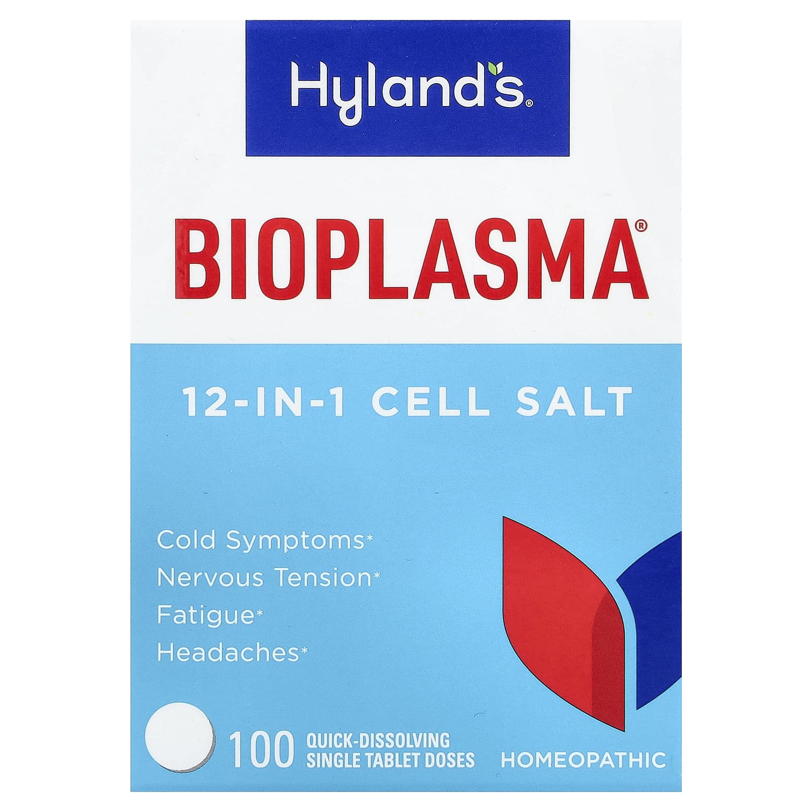 Hyland's Naturals 12-In-1 Cell Salt for Cold Symptoms, Fatigue & Headaches - Image 1