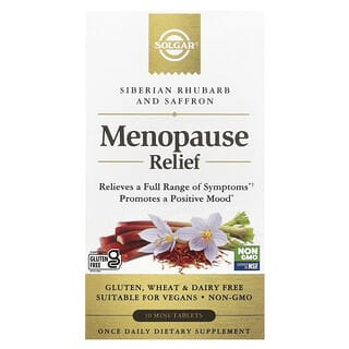 Menopause Relief with Siberian Rhubarb & Saffron by Solgar