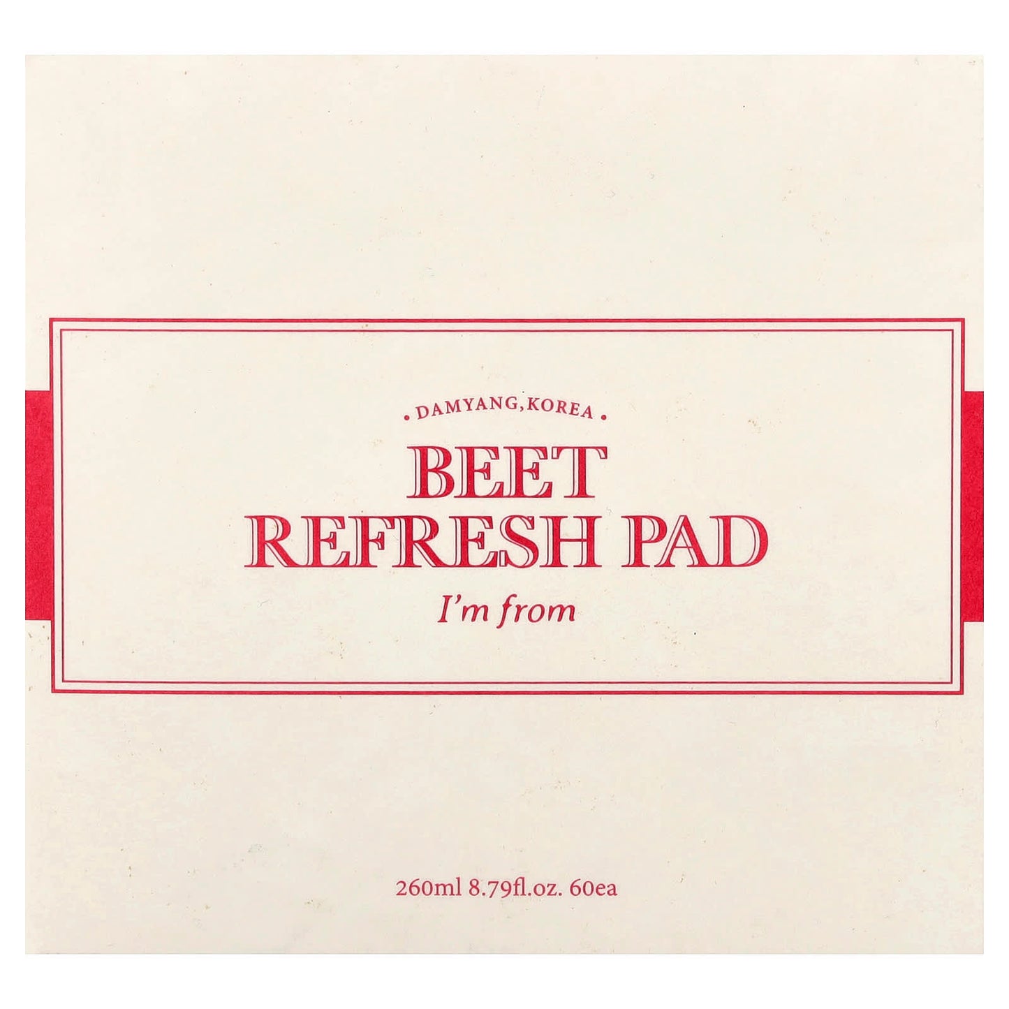I'm From Beet Refreshed Facial Pads for Hydrated Skin - 60 Pads - Image 2