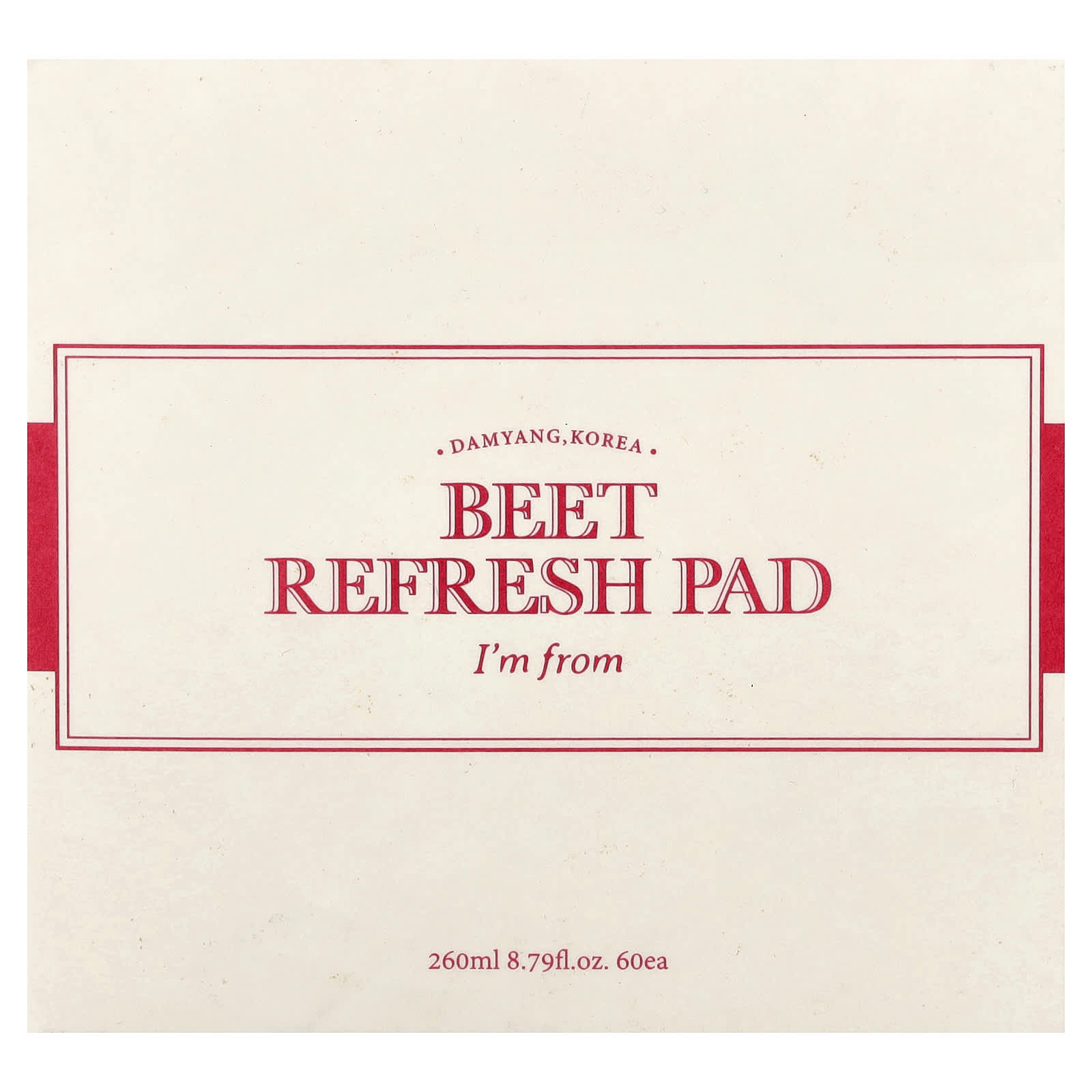 I'm From Beet Refreshed Facial Pads for Hydrated Skin - 60 Pads - Image 2