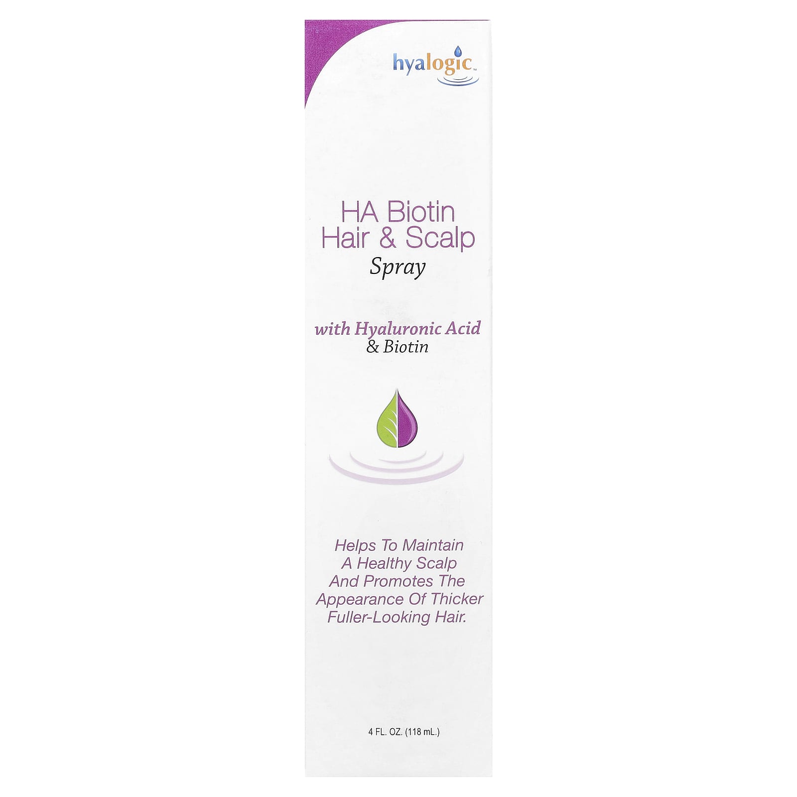 Hyalogic HA Biotin Spray for Healthy Hair & Scalp, 4 fl oz - Image 2
