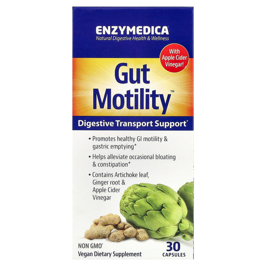 Enzymedica Gut Motility Support Capsules for Healthy Digestion - Image 1