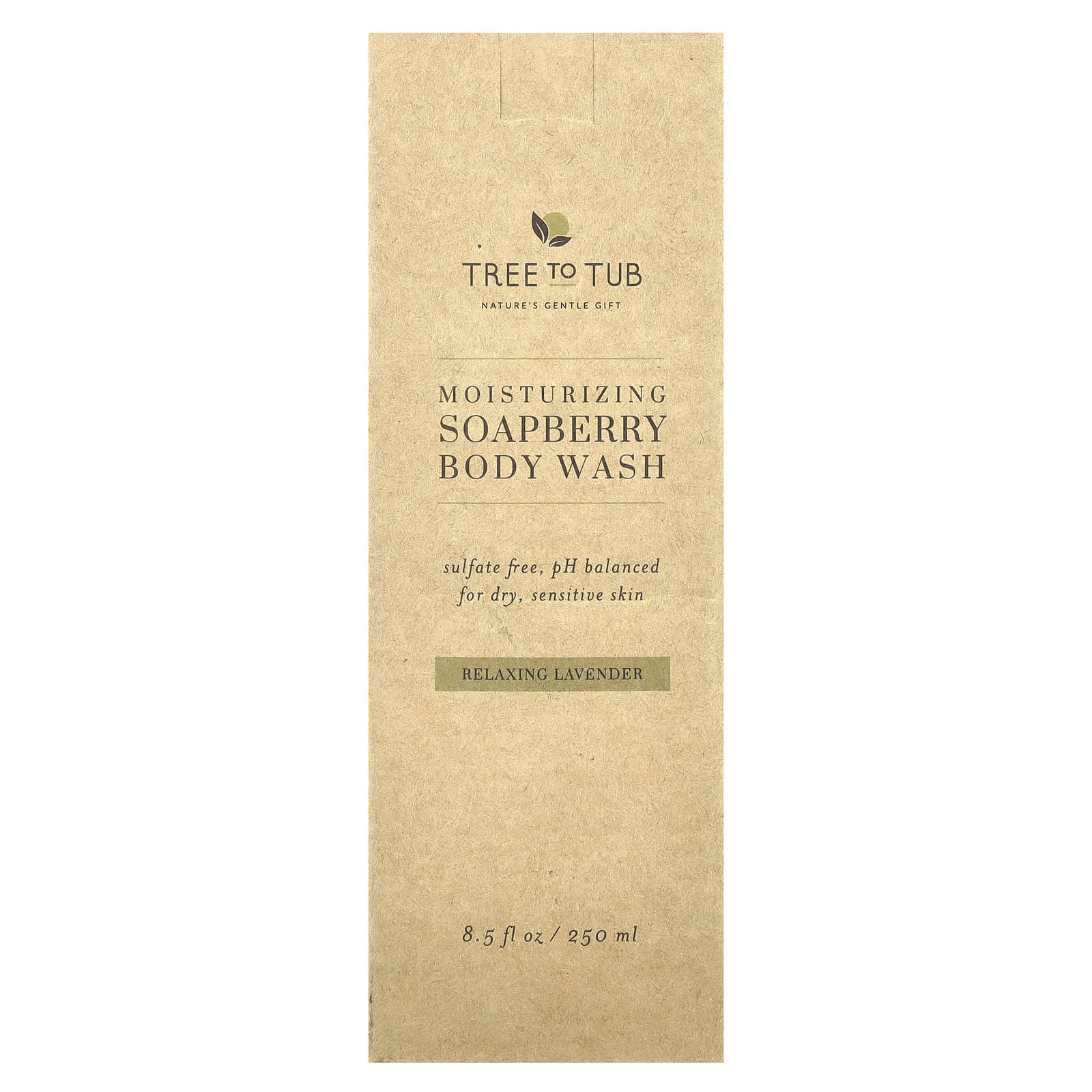 Tree To Tub, Moisturizing Soapberry Body Wash, Relaxing Lavender, 8.5 fl oz (250 ml) - Image 2