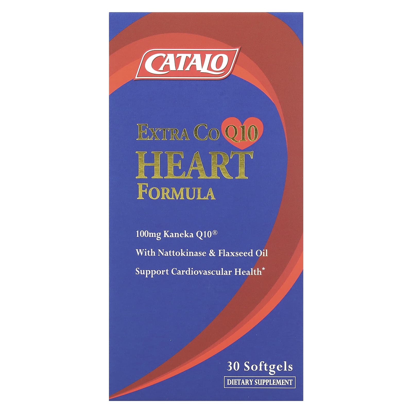 CoQ10 Heart Health Formula with Nattokinase & Flaxseed Oil Softgels - Image 1