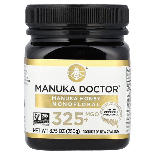 Manuka Doctor, Monofloral Manuka Honey, MGO 325+, 8.75 oz (250 g) - Image 1