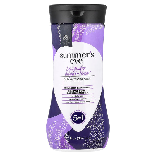 Summer's Eve, 5 in 1™ Daily Refreshing Wash, Lavender Night-Time™, 12 fl oz (354 ml) - Image 1