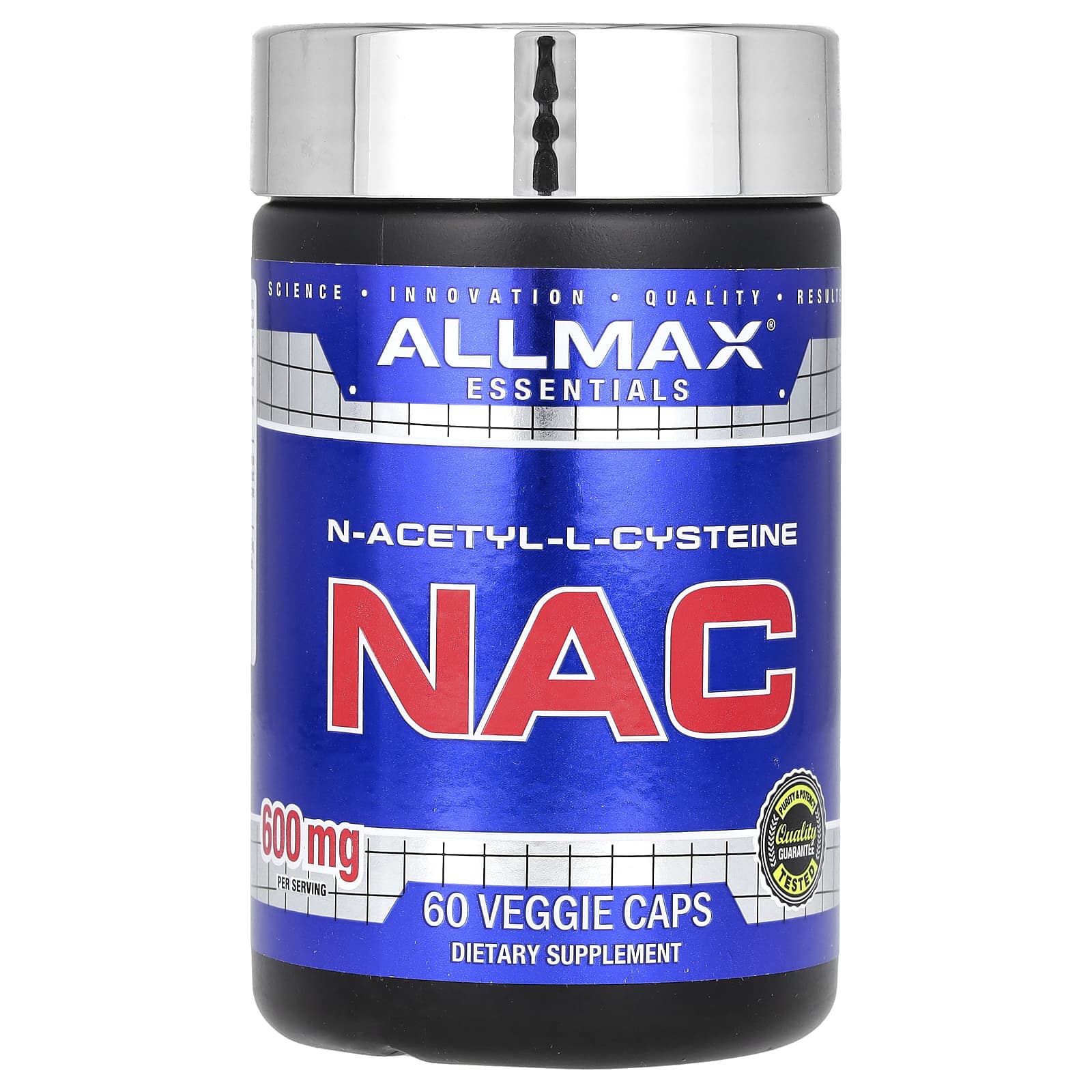 ALLMAX NAC Supplements, 600mg for Antioxidant Support - Image 1