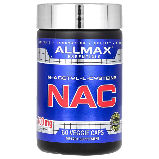 ALLMAX NAC Supplements, 600mg for Antioxidant Support - Image 1