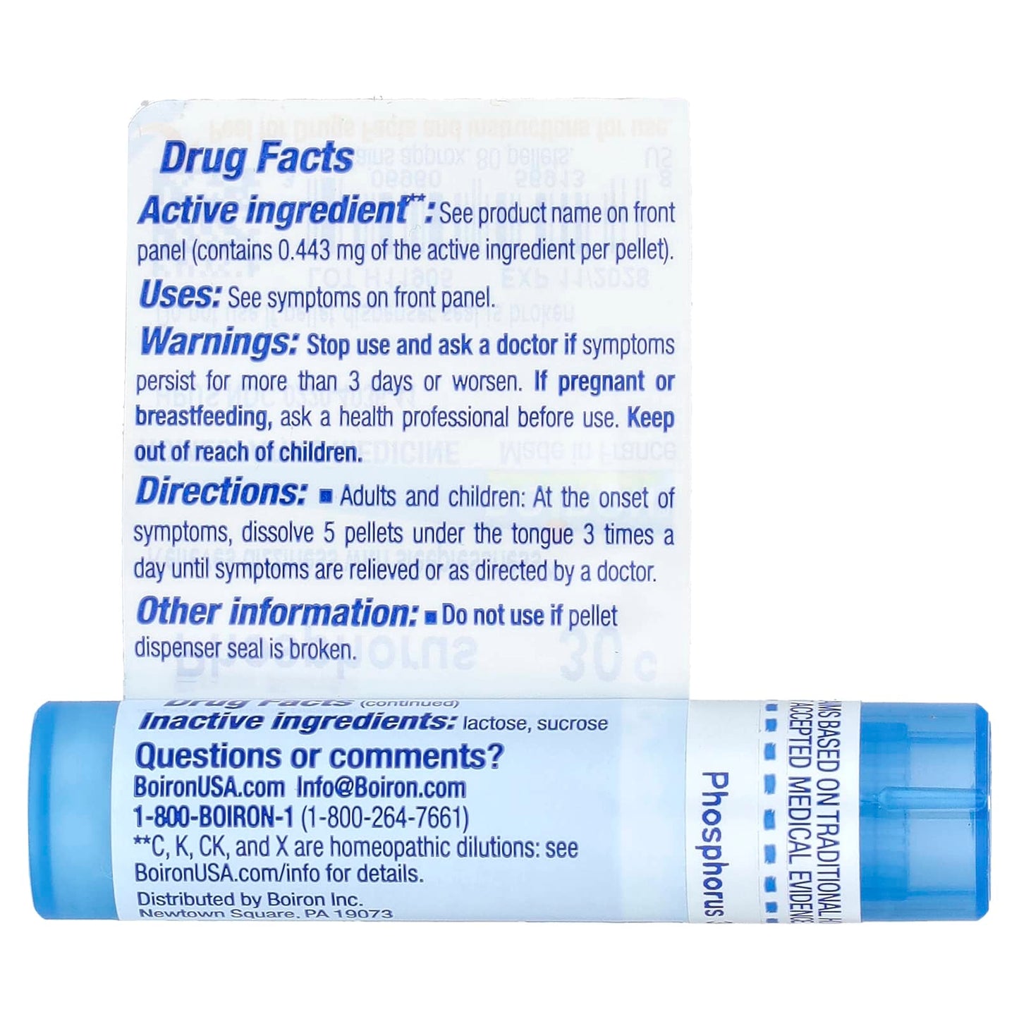 Boiron Homeopathic Phosphorus 30C for Sleep Aid Relief - Image 2
