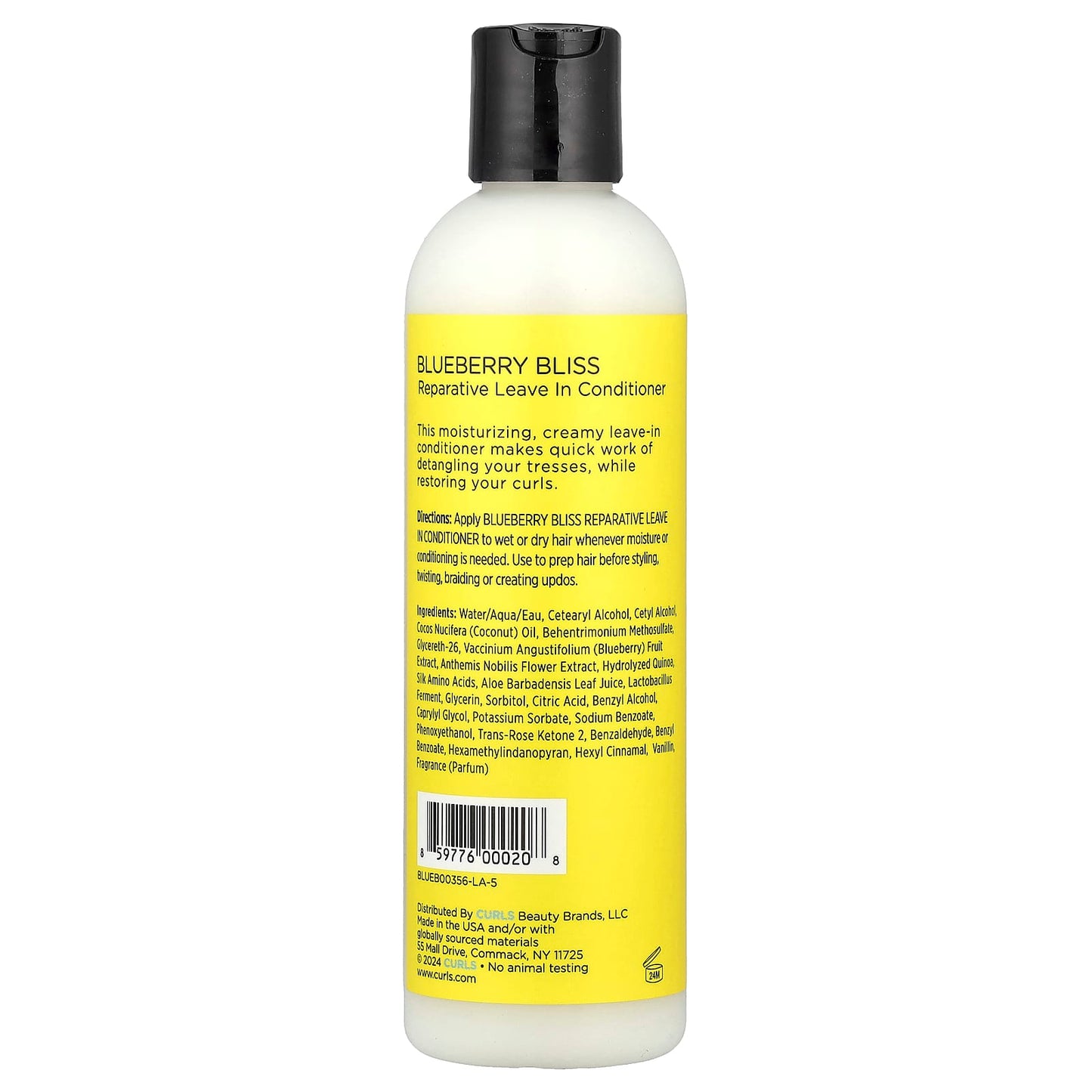 Curls Reparative Leave-In Conditioner, Blueberry Bliss, 8 fl oz (236 ml) - Image 2