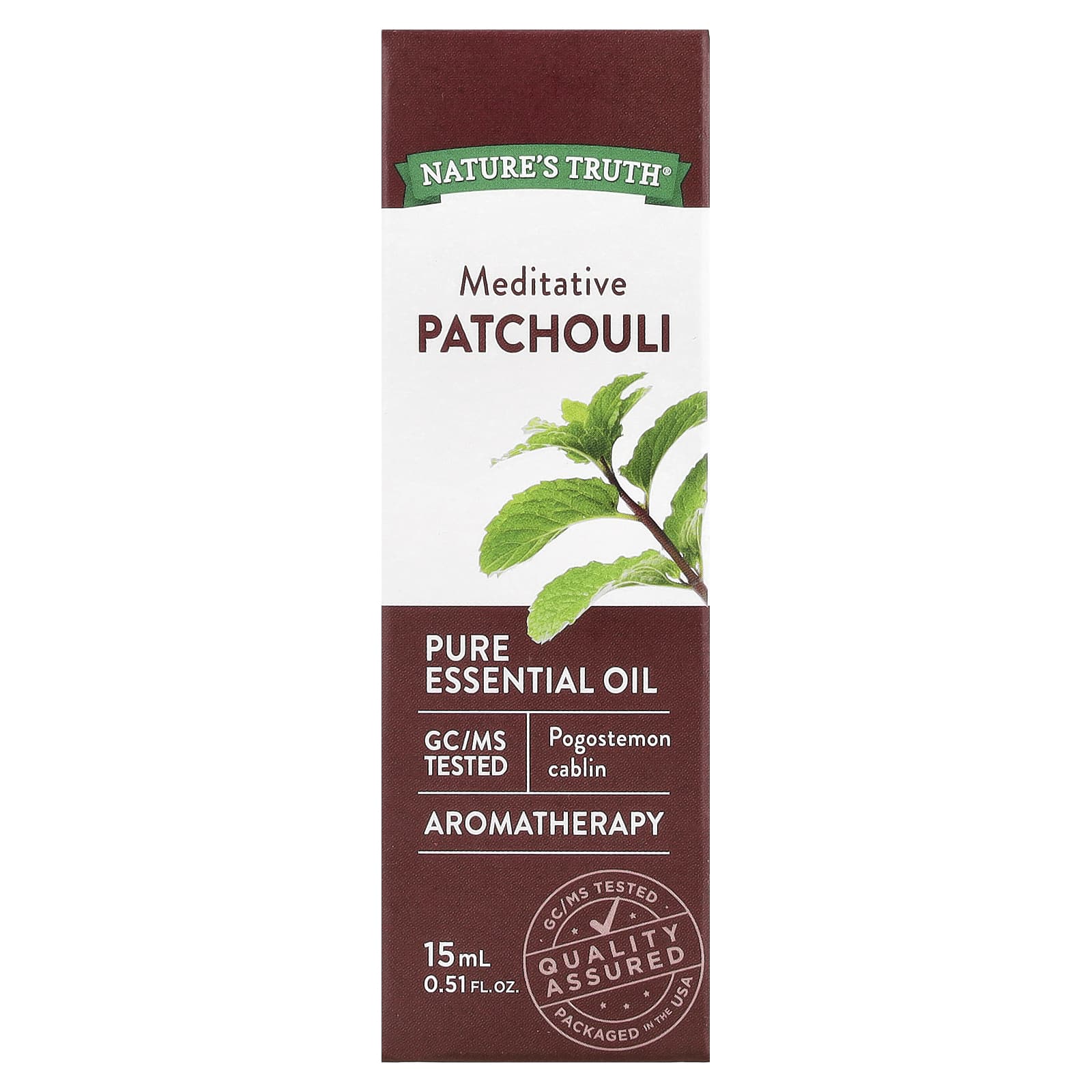 Nature's Truth, Pure Essential Oil, Meditative Patchouli , 0.51 fl oz (15 ml) - Image 2