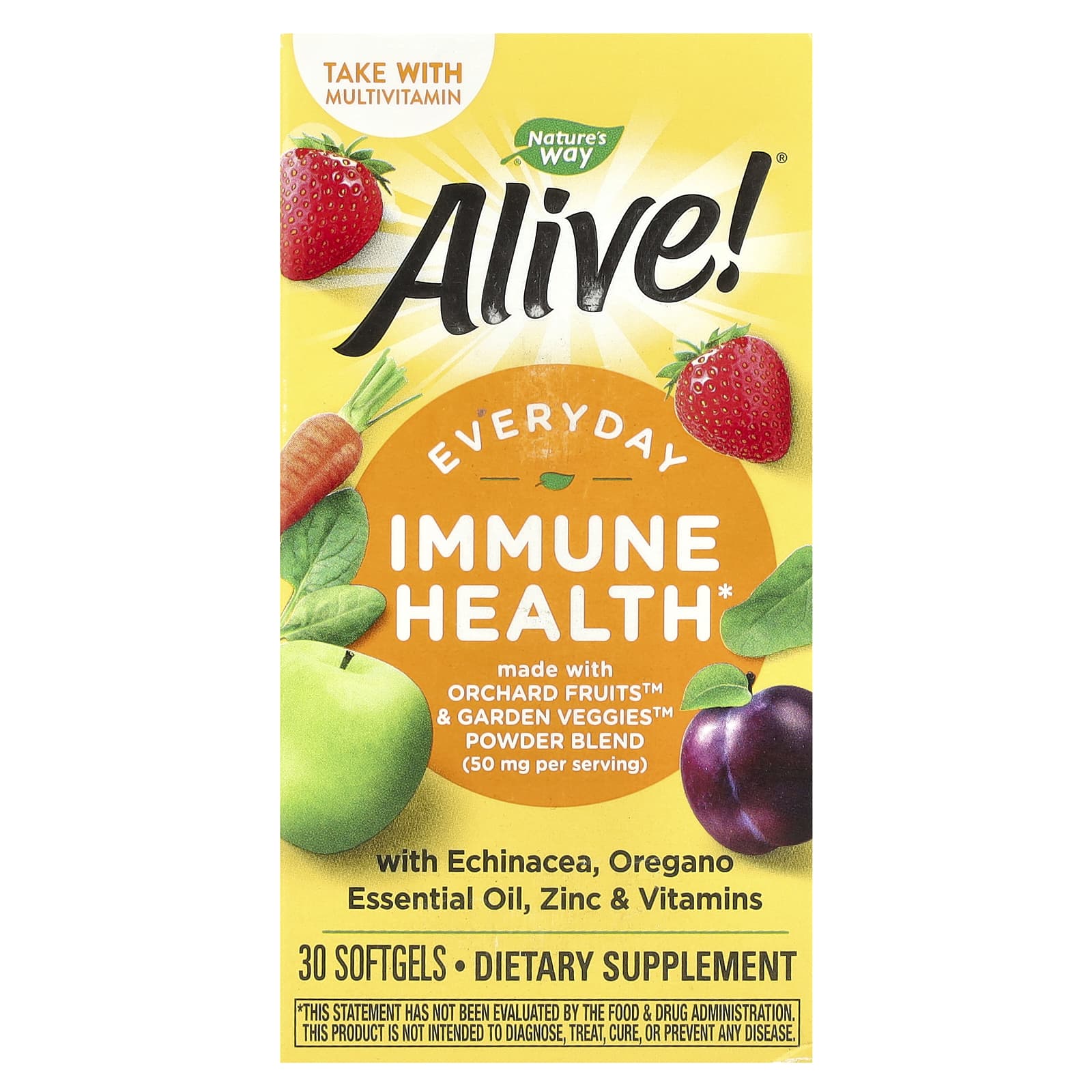Nature's Way, Alive! Immune Health, 30 Softgels