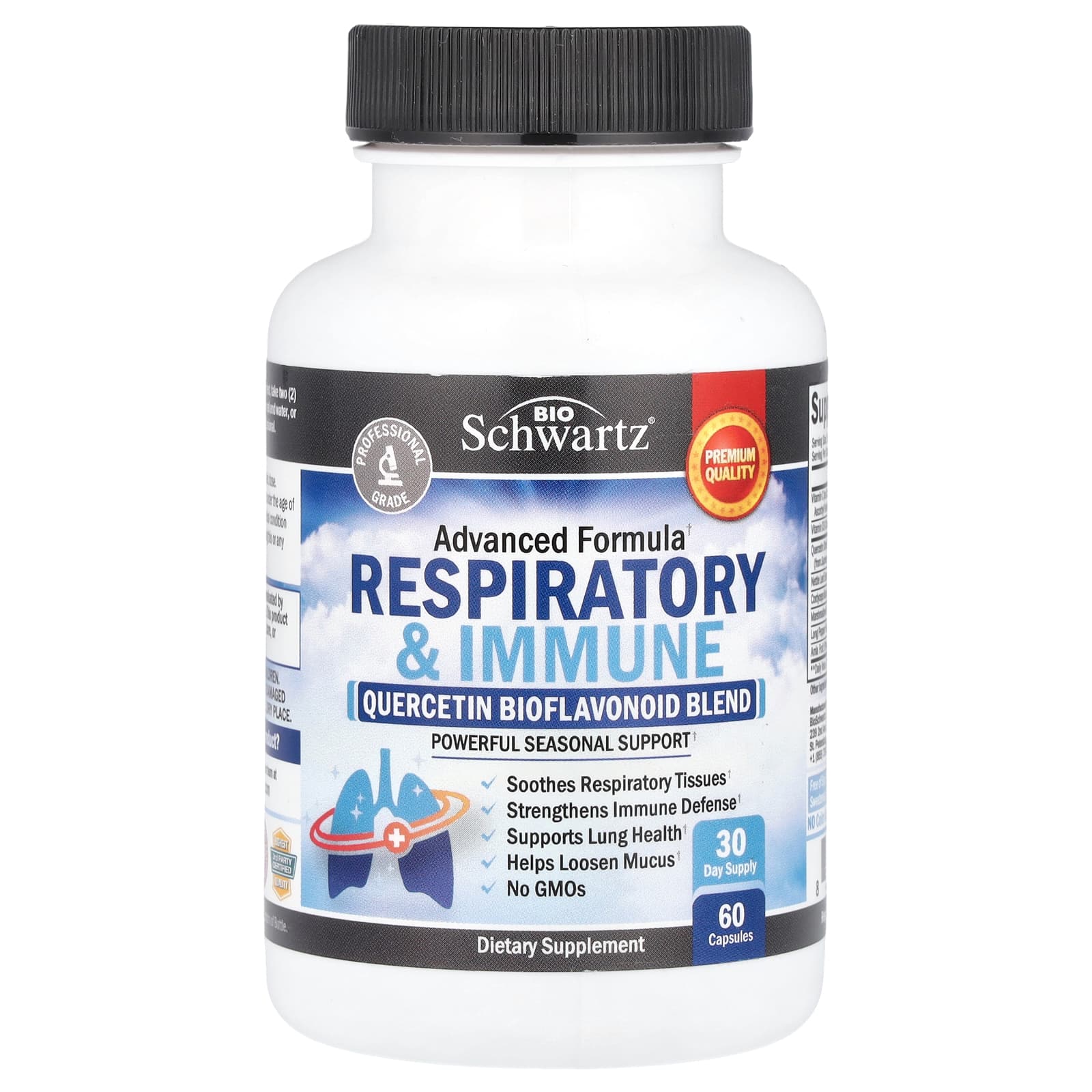 BioSchwartz Quercetin Bioflavonoid Blend - Immune & Lung Health Support - Image 1