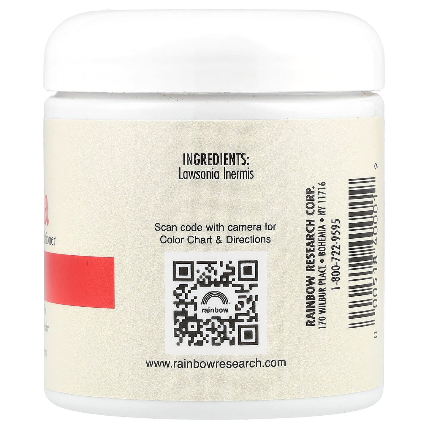 Rainbow Research, Henna, Hair Color and Conditioner, Red, 4 oz (113 g) - Image 2