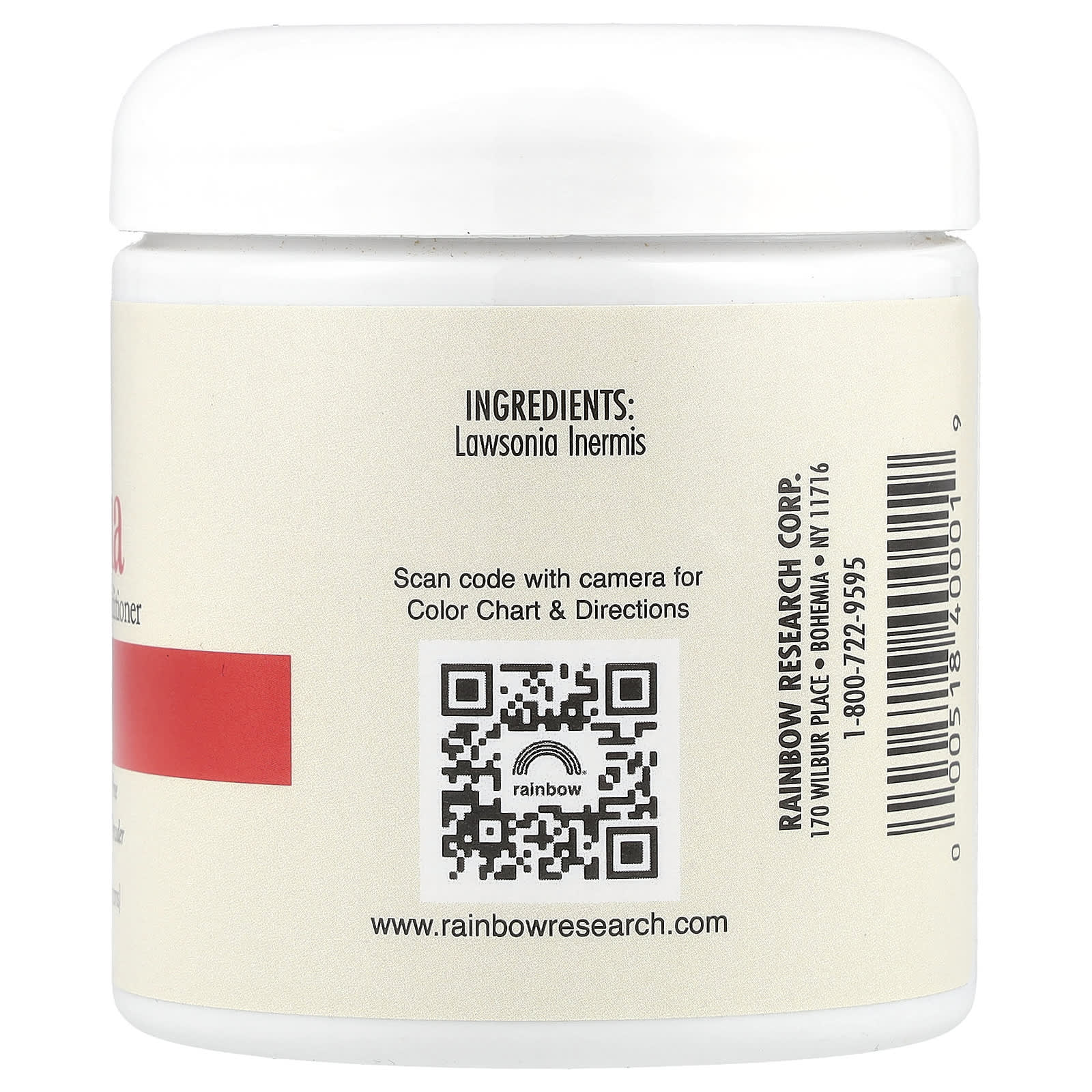 Rainbow Research, Henna, Hair Color and Conditioner, Red, 4 oz (113 g) - Image 2