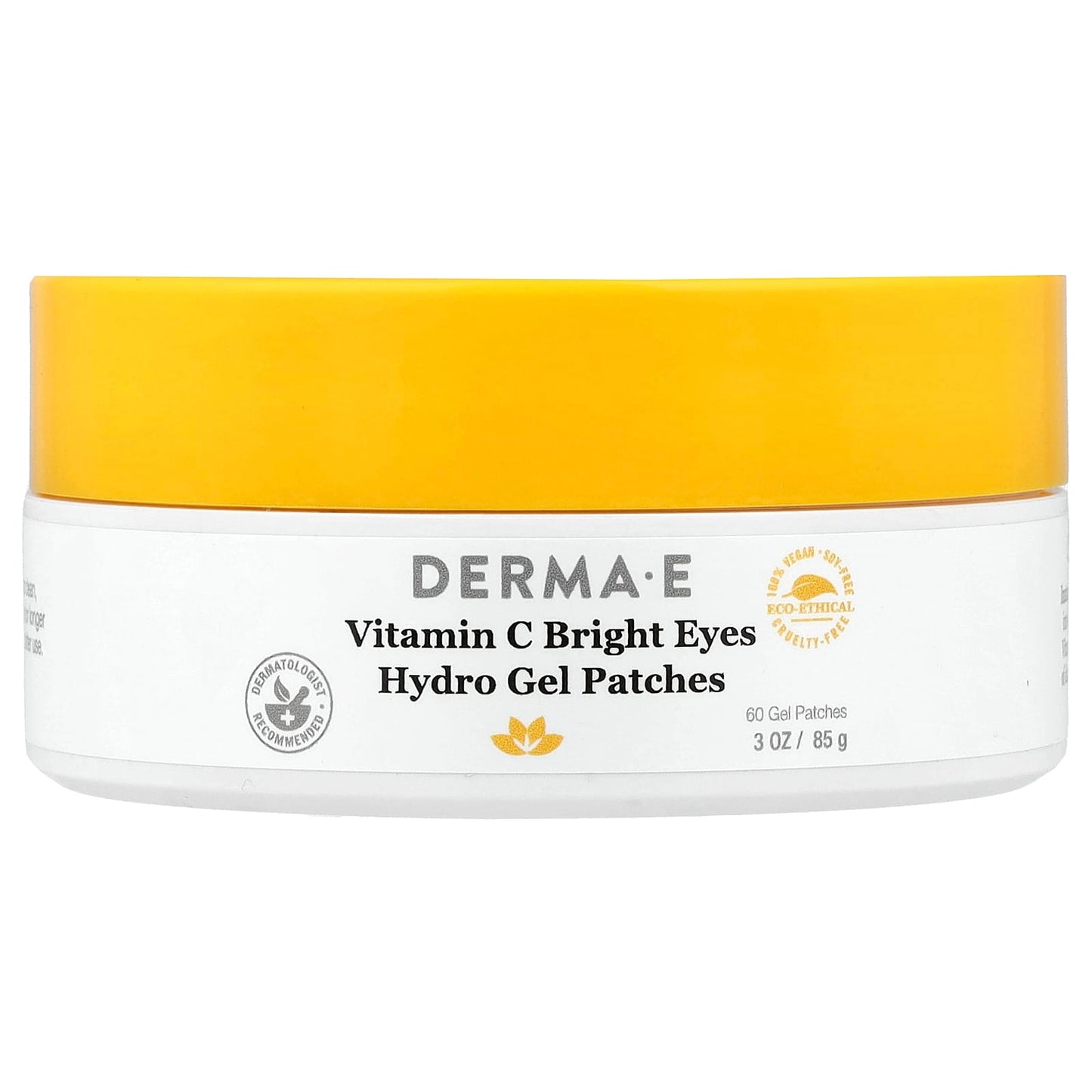 DERMA E Vitamin C Bright Eyes Hydro Gel Patches for All Skin Types - Image 1