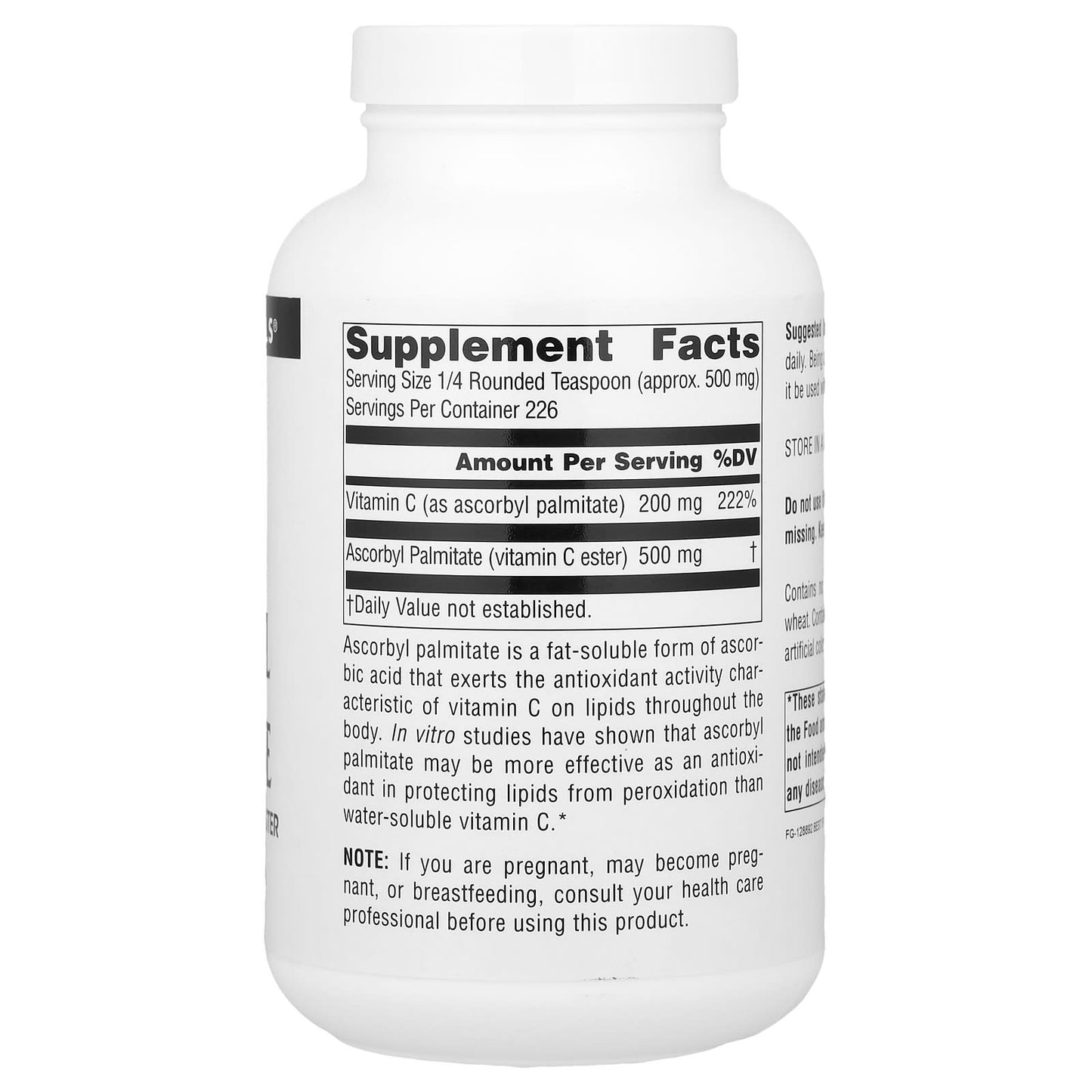 Source Naturals, Ascorbyl Palmitate, 4 oz (113.4 g) - Image 2