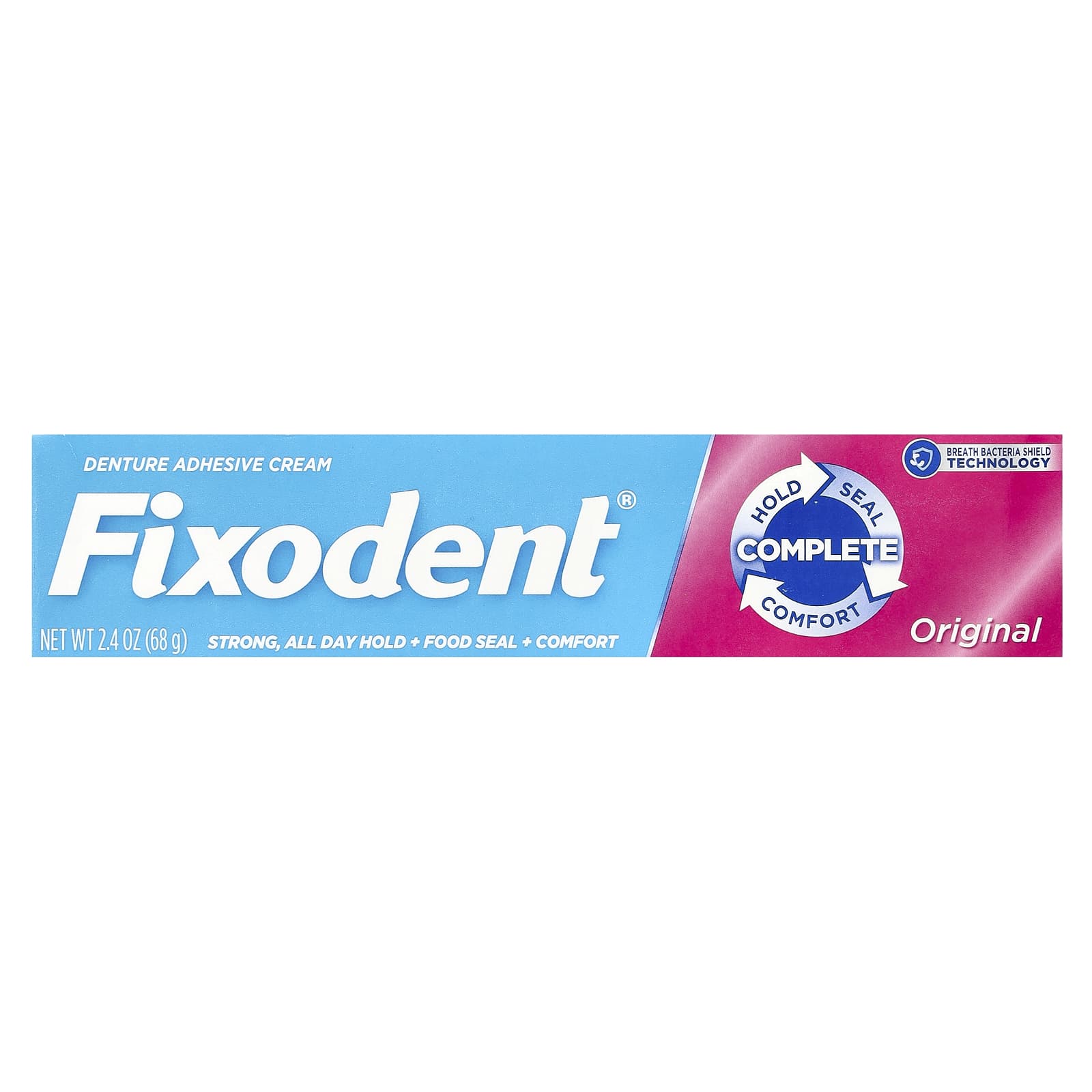 Fixodent Original Denture Adhesive Cream 2.4 oz - Image 2