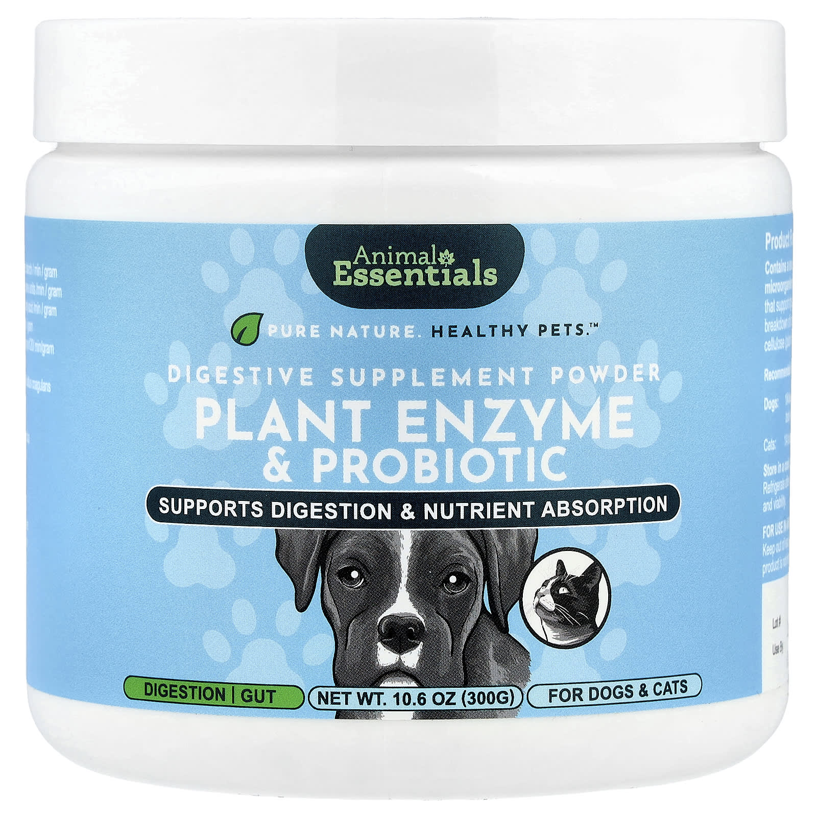 Support Your Pet's Digestive Health with Plant Enzyme & Probiotic Supplement - Image 1
