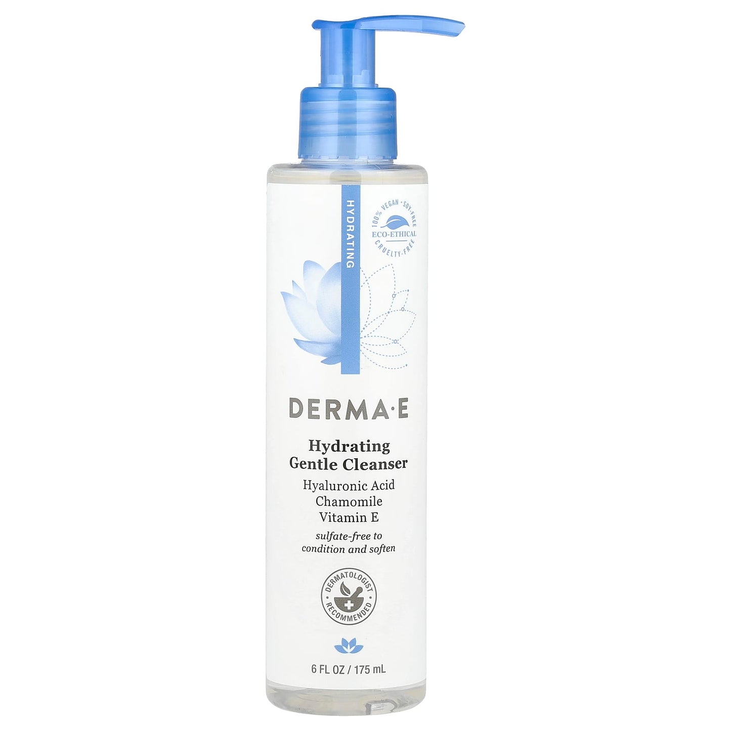 Derma E Hydrating Gentle Cleanser with Hyaluronic Acid - Image 1