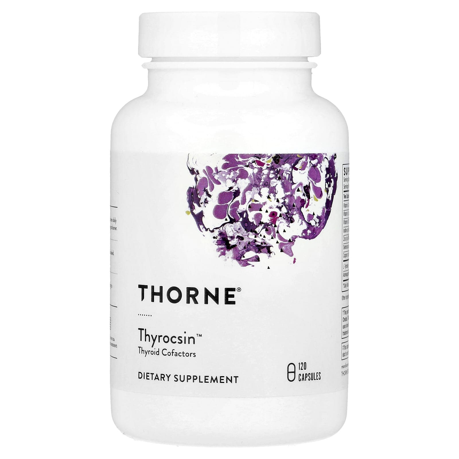 Thorne, Thyrocsin™, Thyroid Cofactors, 120 Capsules - Image 1