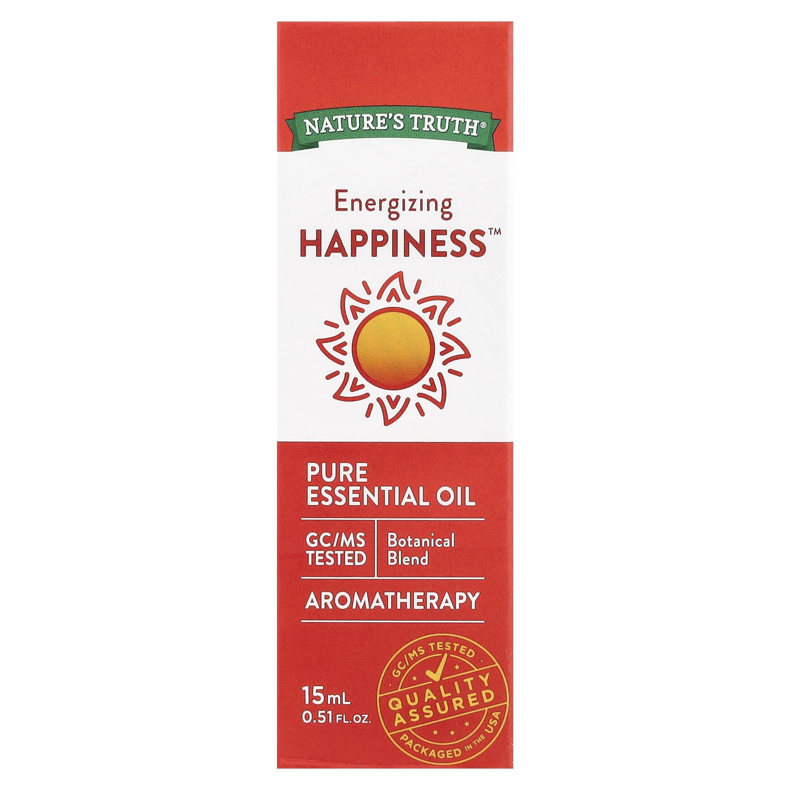 Nature's Truth, Pure Essential Oil, Energizing Happiness™, 0.51 fl oz (15 ml) - Image 2