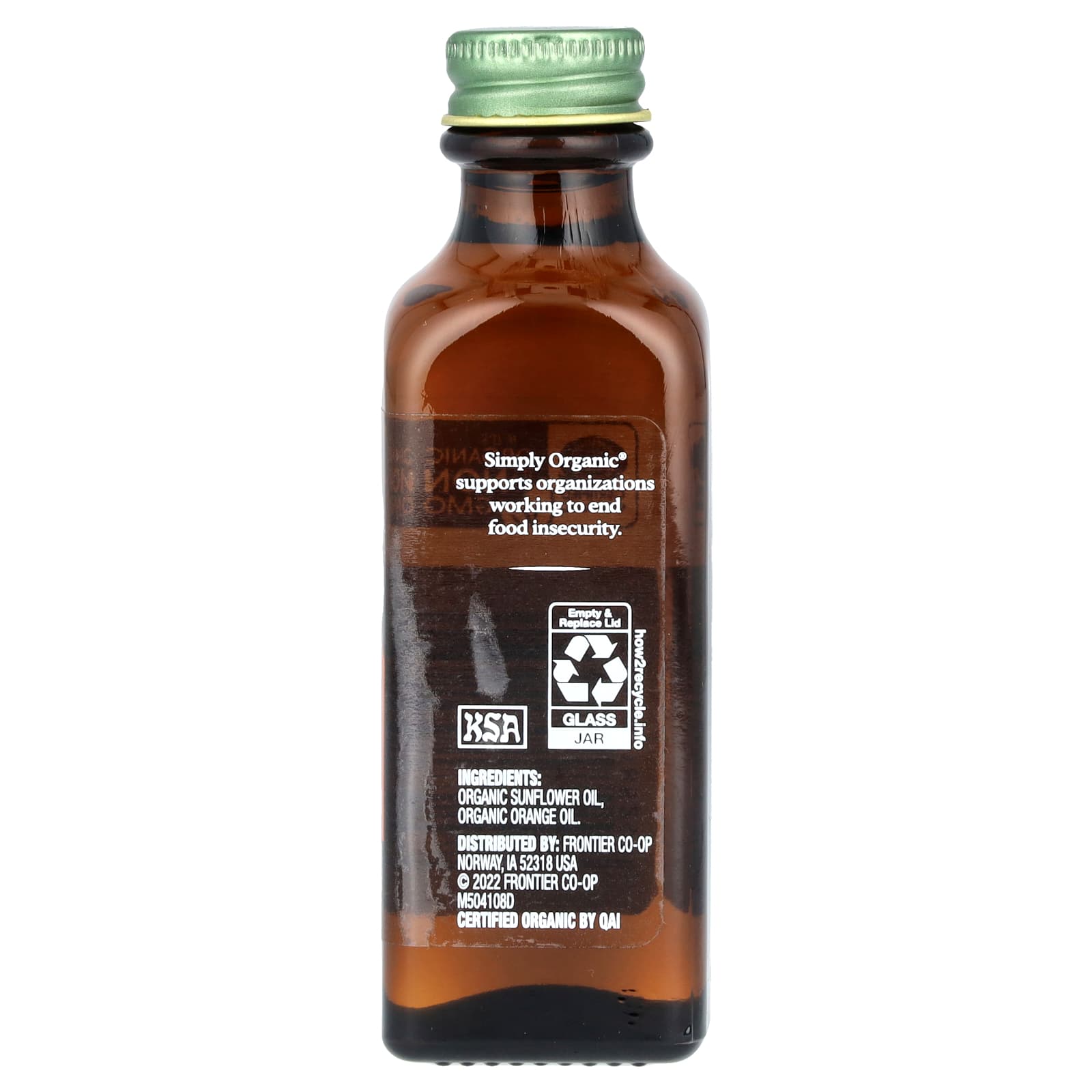 Simply Organic, Orange Flavor, 2 fl oz (59 ml) - Image 2