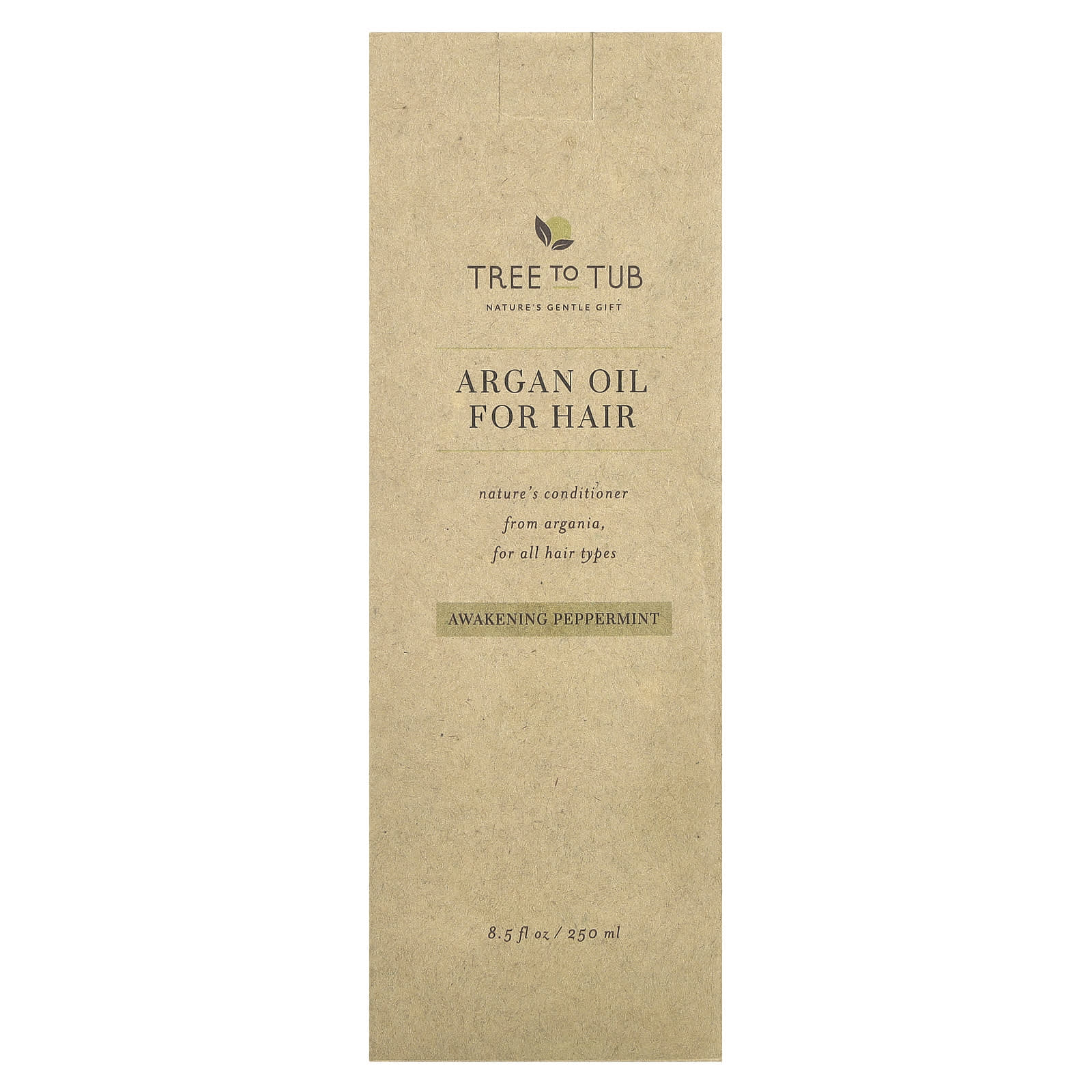 Tree To Tub, Argan Oil For Hair Conditioner, For All Hair Types, Awakening Peppermint, 8.5 fl oz (250 ml) - Image 2