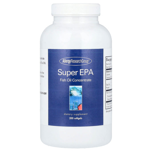 Allergy Research Group Super EPA Fish Oil Concentrate 200 Softgels - Image 1