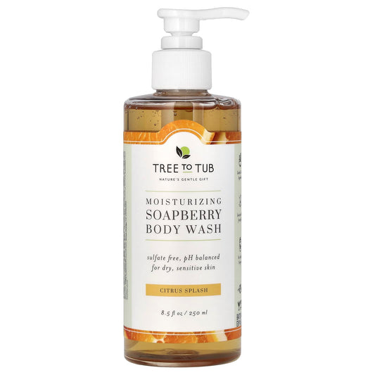 Tree To Tub, Moisturizing Soapberry Body Wash, Citrus Splash, 8.5 fl oz (250 ml) - Image 1