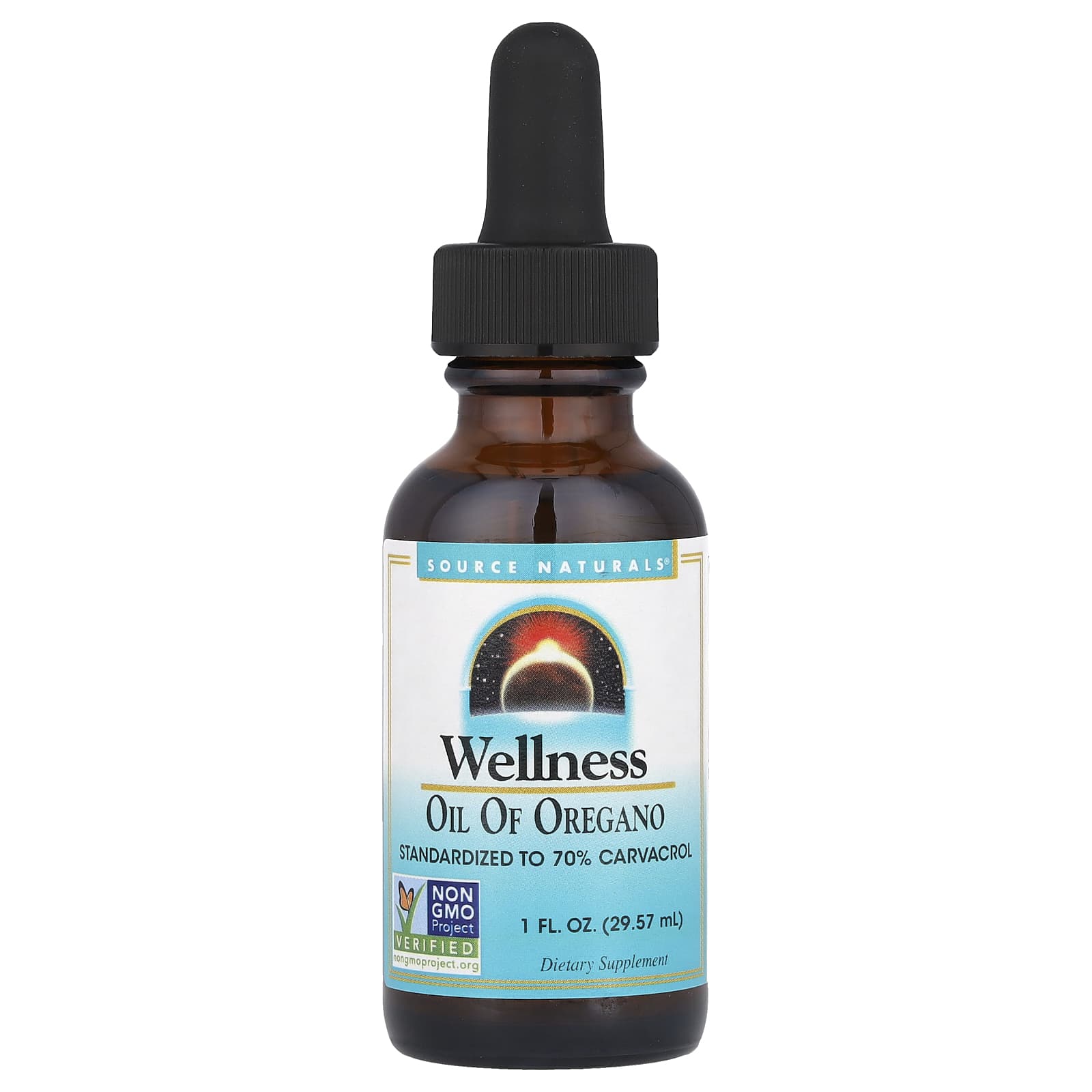 Source Naturals, Wellness, Oil of Oregano, 1 fl oz (29.57 ml) - Image 1